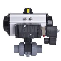 Extreme Pneumatic Actuated Ball Valve PVC-C Body - 3