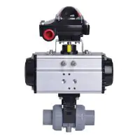 Extreme Pneumatic Actuated Ball Valve PVC-C Body - 5