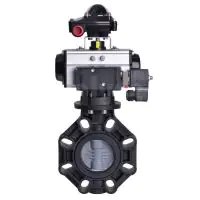 Pneumatic Actuated Extreme Butterfly Valve PVC-C Disc - 4