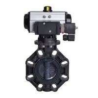 Pneumatic Actuated Extreme Butterfly Valve PVC-U Disc - 1