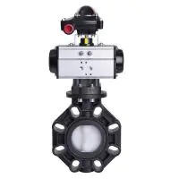 Pneumatic Actuated Extreme Butterfly Valve PVDF Disc - 3