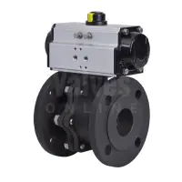 Pneumatically Actuated Carbon Steel #150 Ball Valve - 0