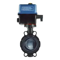 PVC Butterfly Valve with Electric Actuator - 1