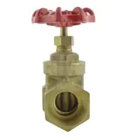 WRAS Approved Screwed Brass Gate Valve - BSPT - 2