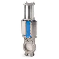 Zubi Stainless Steel Actuated Knife Gate Valve - 1