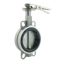 Stainless Steel Butterfly Valve - Viton (FKM) Lined - 0