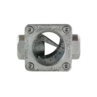Stainless Steel 'Style F' Flap Type Flow Indicator  - 0