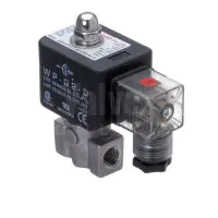 Stainless Steel Solenoid Valve 0-120 Bar Rated High Pressure - Size: 1/4" - 2