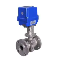 Electric Actuated High Temperature Flanged Ball Valve - 0