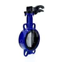 Ductile Iron Wafer Butterfly Valve - FKM Liner - 2