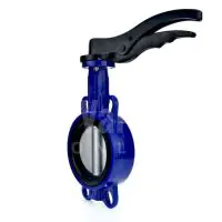 Ductile Iron Wafer Butterfly Valve - FKM Liner - 3