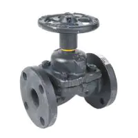 Weir Type Diaphragm Valve Unlined Flanged PN16 - 0
