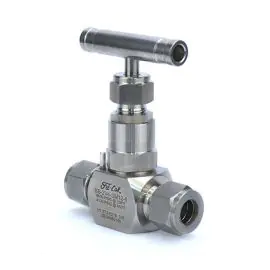 Compression Ended 316 Stainless Steel Needle Valve 6000 PSI