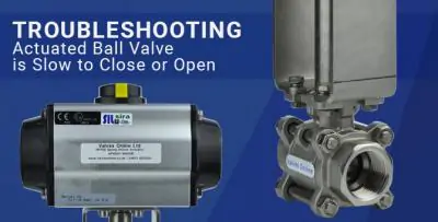 Troubleshooting - Actuated Ball Valve Is Slow To Close Or Open