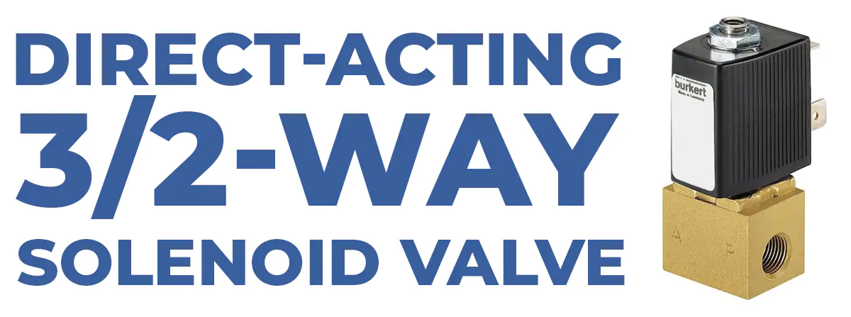 3/2 way solenoid valve