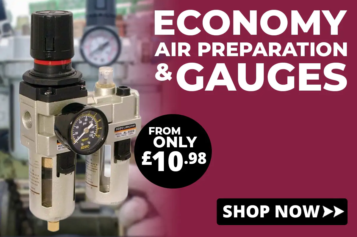 Economy air preparation and gauges