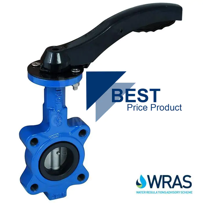 Economy WRAS Approved Lugged PN16 Butterfly Valve