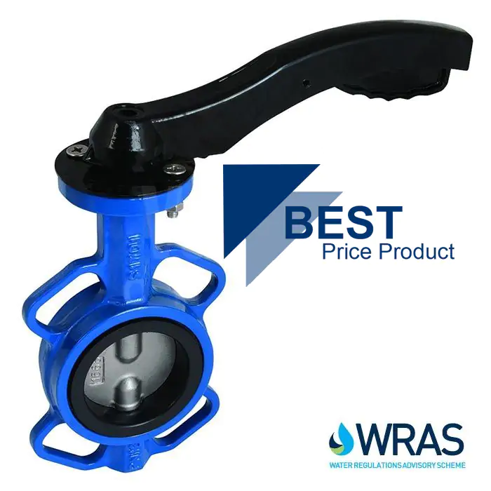 Economy WRAS Approved Wafer Butterfly Valve