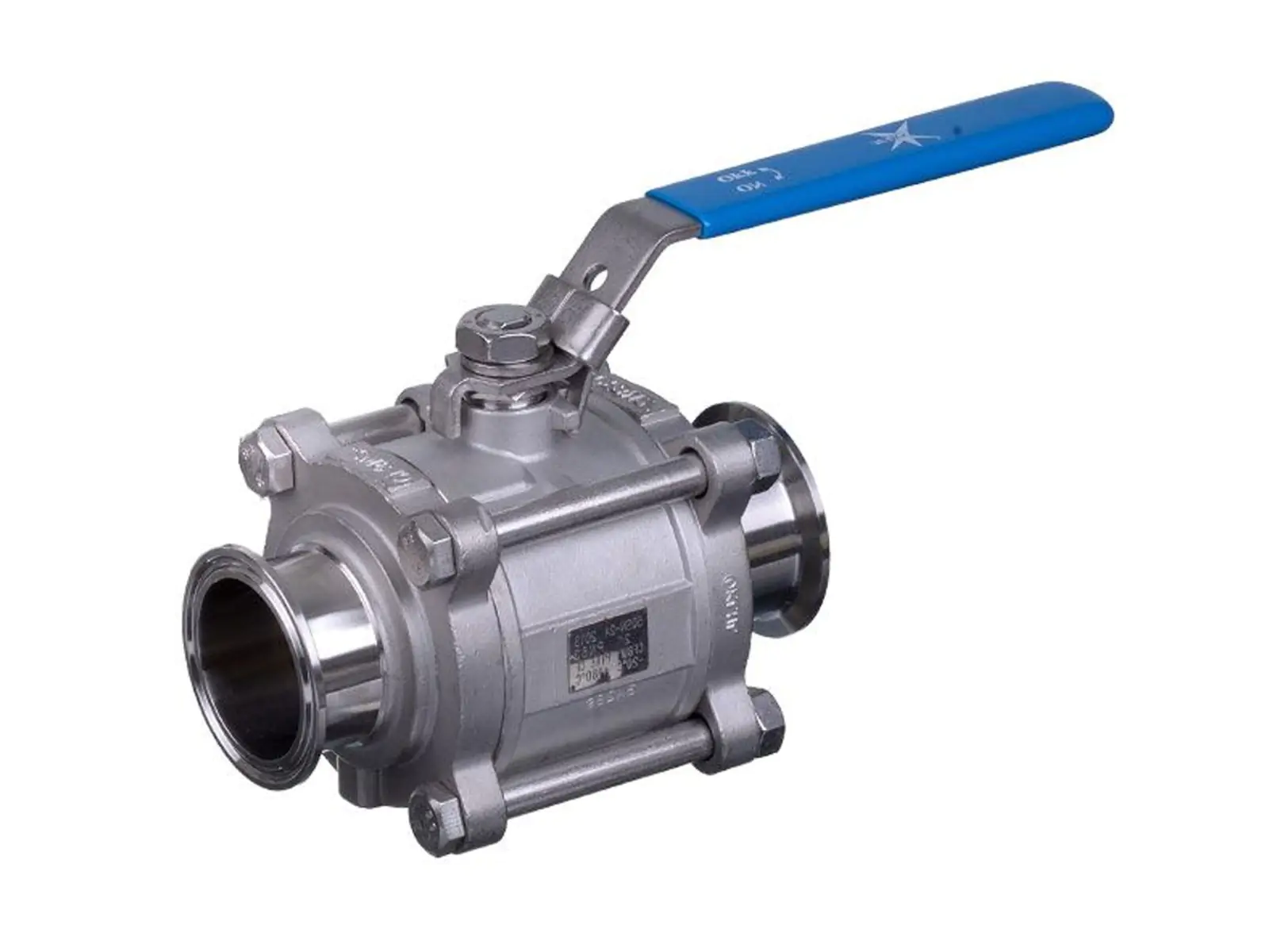 - Mars Ball Valve Series 50SN 3 Piece Hygienic Manual Only Tri-Clamp