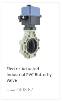 Electric Actuated PVC Butterfly Valve