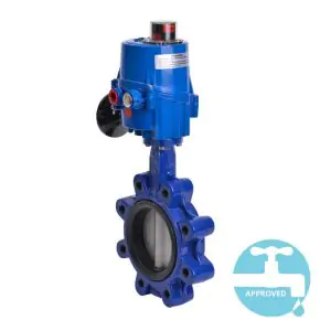 Electric Operated Lugged WRAS Butterfly Valve