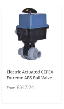 Electric Actuated ABS Ball Valve